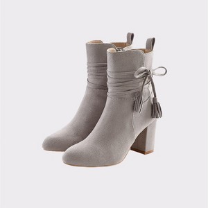 Women's Bow Detail Booties - LASCANA - 1 of 4