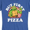 Women's - Teenage Mutant Ninja Turtles - But First Pizza Short Sleeve Graphic T-Shirt - 2 of 4