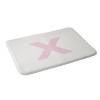 Deny Designs April Lane Art Block Monogram Memory Foam Bath Mat - 2 of 4