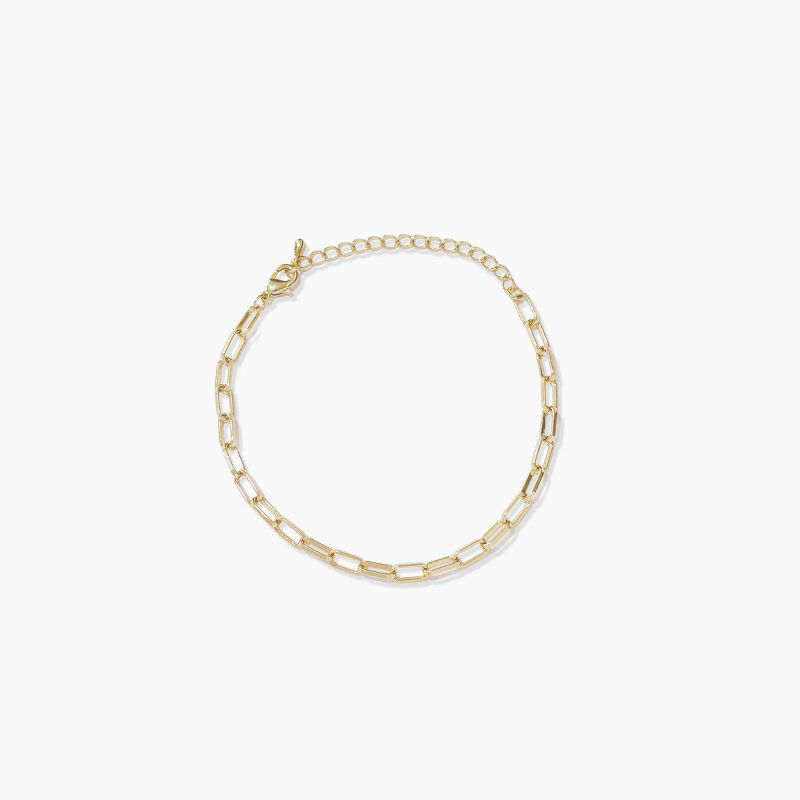 sanctuaire Dainty Link Chain Bracelet Gold, 2 of 4