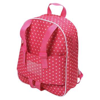 Badger Basket 18" Doll Travel Backpack - Star Pattern