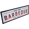 Northlight Backyard Barbeque Metal Wall Sign Patriotic Decoration - 23" - 4 of 4