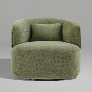 Art Leon Swivel Barrel Accent Chair - 1 of 4