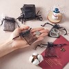 100pcs Black Tote Organza Bags Mini Pouch Bags Drawstring Gift Bag - 4 of 4
