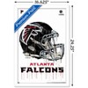 Trends International NFL Atlanta Falcons - Drip Helmet 20 Framed Wall Poster Prints - 3 of 4