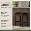 Maven Lane Adrien Backless Saddle Kitchen Stool, Set of 4 - image 2 of 4