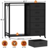Aheaplus Rollway Dresser with Charge Station and LED Light, Chest With Drawers for Kids Room - 3 of 4
