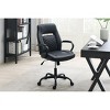 Okak Gaming Chair with Armrest, Criss Cross Chair with Wheels, Upholstered Computer Chair for Study, Office, Gaming Room - 4 of 4