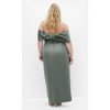 Women's Plus Size Paloma Maxi Dress - sage | CITY CHIC - image 3 of 4