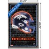 Trends International NFL Denver Broncos - Neon Helmet 23 Framed Wall Poster Prints - 3 of 4