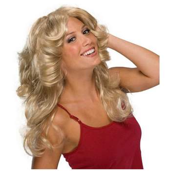 Rubies Feathered 70s Wig - Blonde - Women's Costume Accessory