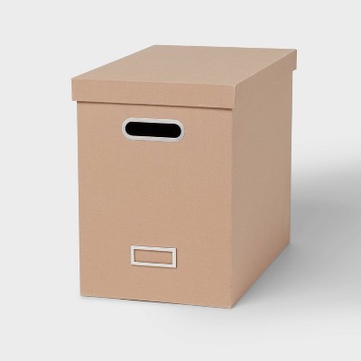 Small Cardboard Storage Box - Light brown - Home All