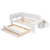 Sapphtopaz Full Size Multi-Functional Bed Frame, Daybed with Storage & Desk for Small Bedrooms, Teens & Home Offices - 2 of 4