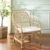 Junie Rattan Dining Chair - SEA8040 - Natural/Cream - Safavieh - 3 of 4