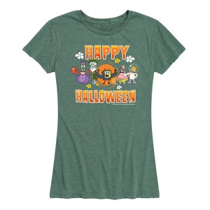 Women's - SpongeBob SquarePants - Happy Halloween Short Sleeve Graphic T-Shirt - 1 of 4