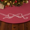 Personalization Mall Red Christmas Bow Tree Skirt - 3 of 4