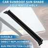 Unique Bargains Car Sunroof Sun Shade Cover Assembly For BMW 535i GT 2010 2011 2012 2013 Plastic Black - 2 of 4