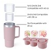 Cook With Color 40oz Silicone 3 Tier Tumbler Ice Mold with Lid - 4 of 4