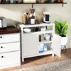 GlasFlength Decorative Storage Cabinets, Stylish and Functional Storage for Every Room, Bedroom, Living Room, Kitchen, White,31.7”*14”*31.9" - 4 of 4