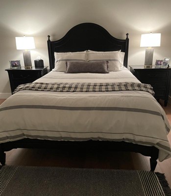 King Comforter Set RailRoad Grey/Sour Cream - Level Up Appliances & More