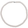EVERLY JEWELRY | Sterling Silver 5-6mm Cultured Freshwater Pearl Strand Necklace, 18 inc - 4 of 4