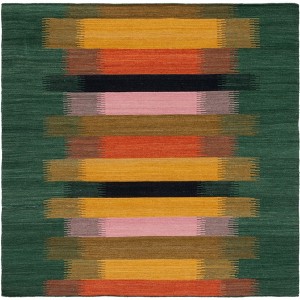 Dhurries DHU642 Hand Woven Flat Weave Indoor Rugs - Safavieh - 1 of 4