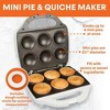 MasterChef Mini Pie and Quiche Maker- Pie Baker Cooks 6 Small Pies and Quiches in Minutes Non-stick Cooker w Dough Cutting Circle for Easy Measurement - 3 of 4