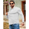 COOFANDY Men's Muscle Fit Dress Shirts Wrinkle Free Long Sleeve Button Down Shirt Stretch Business Shirt - 3 of 4