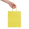 Blue Panda 25 Pack Medium Paper Gift Bags with Handles for Candy, Gifts, Bright Yellow, 8 x 10 x 4 In - 4 of 4