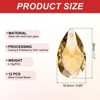 Unique Bargains Crystal Pendant DIY Lamp Arts Crafts Decorative Teardrop Beads 1.1" 12 Pcs - 2 of 4
