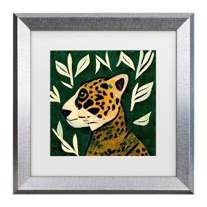 Trademark Fine Art - Treechild Tiger In Profile Matted Framed Art - 1 of 4