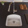ALFI Polished Chrome Square Gooseneck Pull Down Kitchen Faucet - 4 of 4