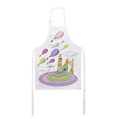 Dr. Seuss Oh The Places You'll Go Balloons Apron