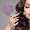 Unique Bargains Heart-shaped Makeup Sponge Brush Cleaner 1 Pc - 2 of 4