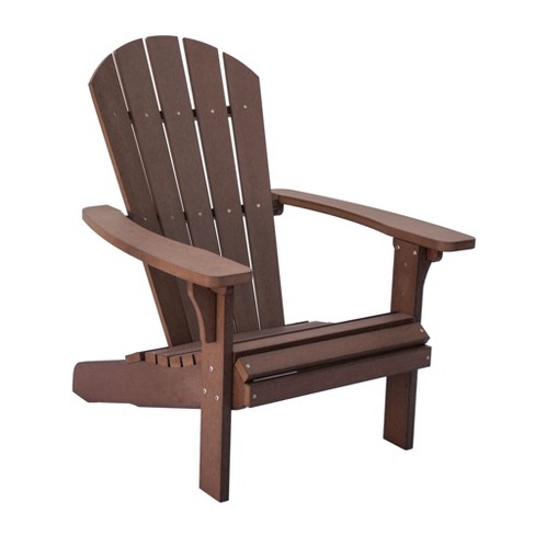 Royal Palm Plastic Adirondack Chair Brown Shine Company Inc Target