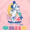 Girls' - Disney - Mickey & Friends Shirt Tail Raglan Graphic T-shirt - 2 of 3