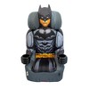KidsEmbrace DC Comics Batman Caped Crusader High Back Booster Car Seat (NO HARNESS - NO LATCH) For Children weighing 40-100lbs - Grey Blanket Included - 2 of 4