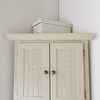4-Tier 72" Corner Kitchen Pantry Storage Cabinet with 8 Doors Tall Storage Cabinet, Home Farmhouse Bookshelf Cabinet for Bathroom, Living Room - 4 of 4