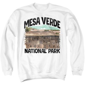 Men's Mesa Verde National Park Cliff Dwellings Crewneck Sweatshirt - 1 of 4