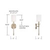 Capital Lighting Breigh 1 - Light Wall Light in  Brushed Champagne - 2 of 4