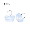 Unique Bargains Rubber Clear Hanging Ring Bathtub Kitchen Drain Stopper 3 Pcs - 3 of 4