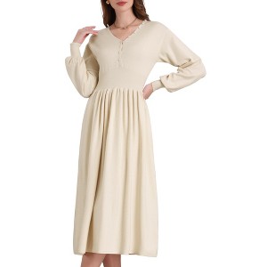 knee length dresses for ladies Aline Tight Knit Sweater Dress-FINAL Sale main image 0