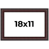 PosterPalooza | Linear Brown Picture Frame - UV Acrylic, Backing Board, Hanging Hardware Included - 2 of 4
