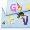 Eric Carle Alphabet Area Kids' Rug (6'6"x9'5") Blue - Home Dynamix: Playroom & Bedroom Typography Rug - 4 of 4
