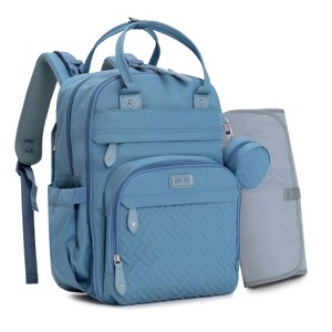 BabbleRoo Polyester Diaper Bag Backpack for Stylish Parents, Spacious Baby Bag, Versatile Baby Diaper Bag - 1 of 4