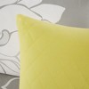 Gulches Printed Cotton Sateen Comforter Set Taupe Grey/Yellow King - 3 of 4
