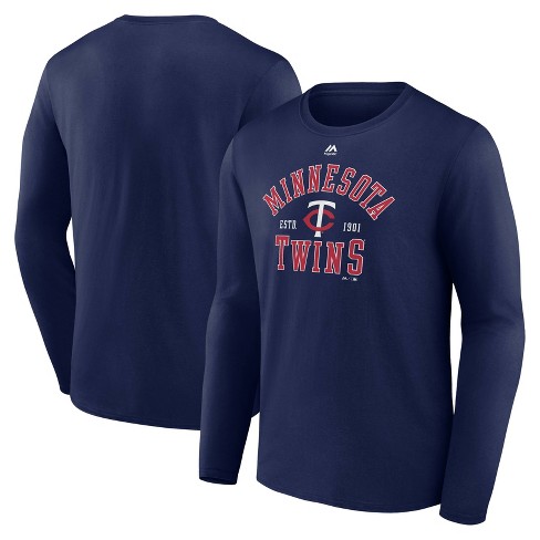 Mlb Minnesota Twins Men's Long Sleeve Core T-shirt : Target