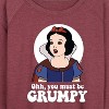 Women's - Disney Princess - You Must Be Grumpy Lightweight French Terry Slouchy - 2 of 4