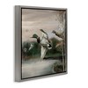 Stupell Industries Flying Ducks in Rustic Nature Floating Frame Canvas Art - 2 of 4