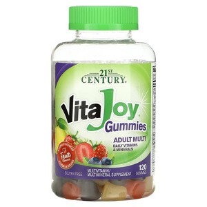 21st Century VitaJoy Gummies, Adult Multivitamin, Fruit Flavor, 120 Gummies - 1 of 2